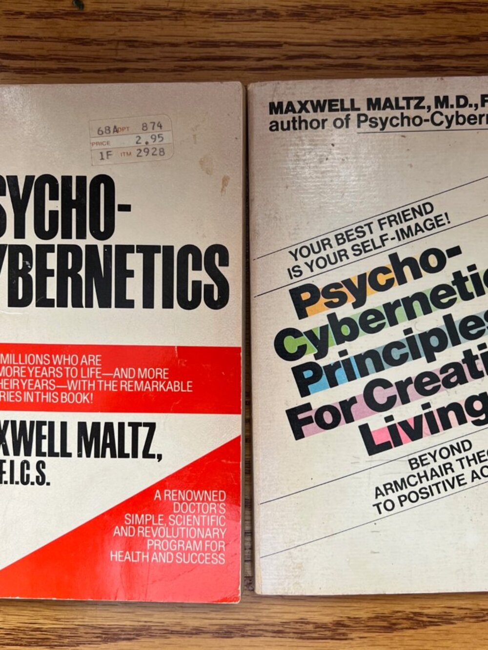 Vintage Psycho-Cybernetics & Psycho-Cybernetics Principles For Creative Living